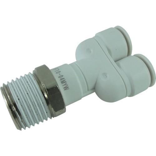 チヨダ ファイブメイルブランチワイ W(白)10mm・R1/2 F10-04MYW | 