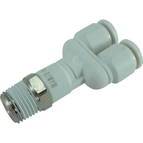 チヨダ ファイブメイルブランチワイ W(白)4mm・R1/8 F4-01MYW | 