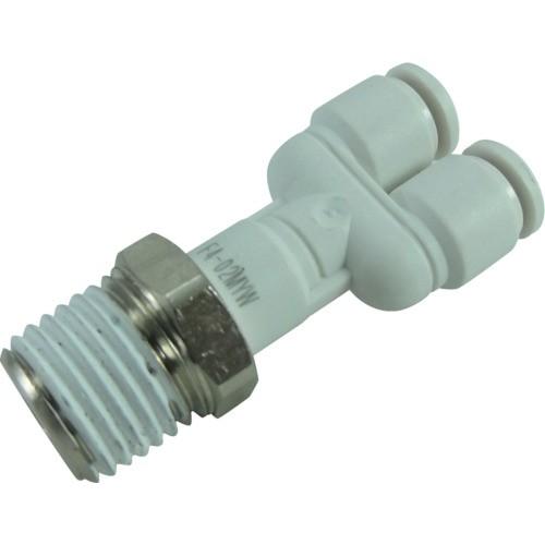 チヨダ ファイブメイルブランチワイ W(白)4mm・R1/4 F4-02MYW | 