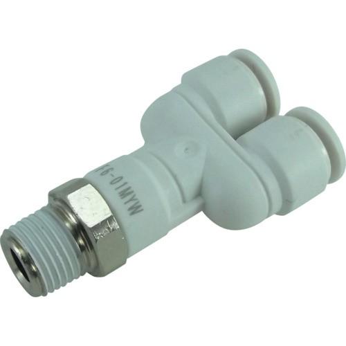 チヨダ ファイブメイルブランチワイ W(白)6mm・R1/8 F6-01MYW | 