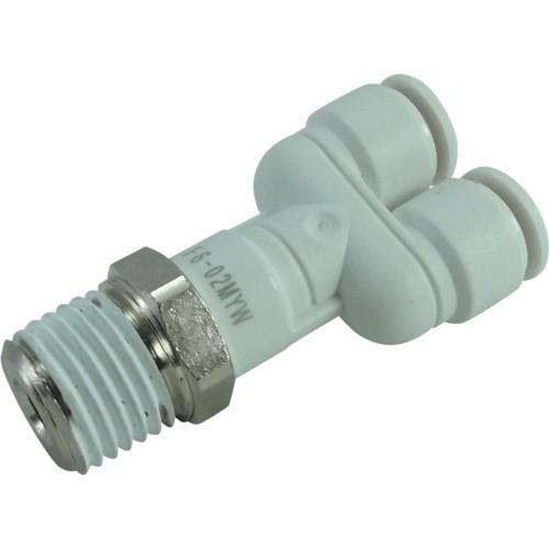 チヨダ ファイブメイルブランチワイ W(白)6mm・R1/4 F6-02MYW | 