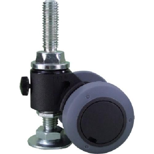 パーツ キャスパッド ねじ込み式双輪キャスターエラストマー車 荷重58.8 黒 CABF50UB | 