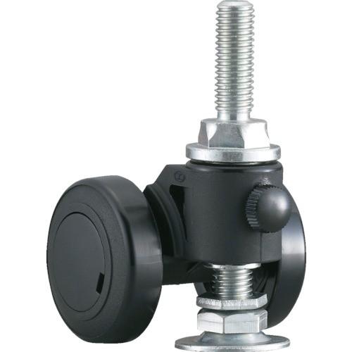 パーツ キャスパッド ねじ込み式双輪キャスターナイロン車 荷重117.6 黒 CABF75B | 