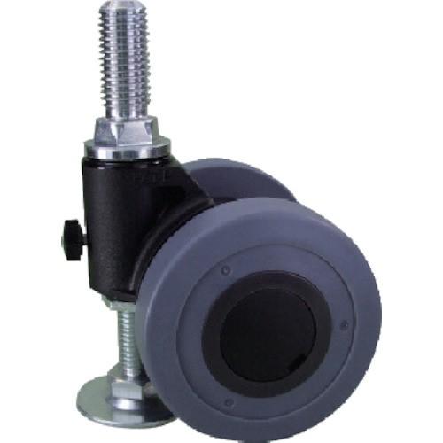パーツ キャスパッド ねじ込み式双輪キャスターエラストマー車 荷重117.6 黒 CABF75UB | 