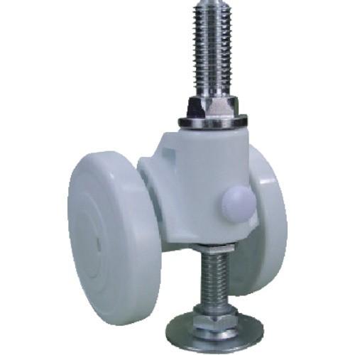 パーツ キャスパッド ねじ込み式双輪キャスターナイロン車 荷重117.6 白 CABF75W | 