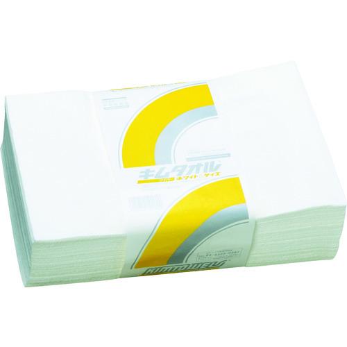 (運賃見積り)(直送品)クレシア キムタオル ホワイトLサイズ 50枚×12束/1Cs(箱)=600枚入 61100