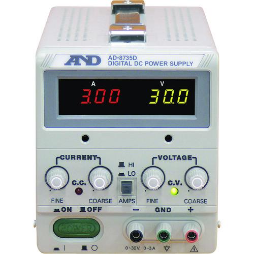 A&D 直流安定化電源トラッキング動作可能LEDデジタル表示 AD8735D | エー・アンド・デイ