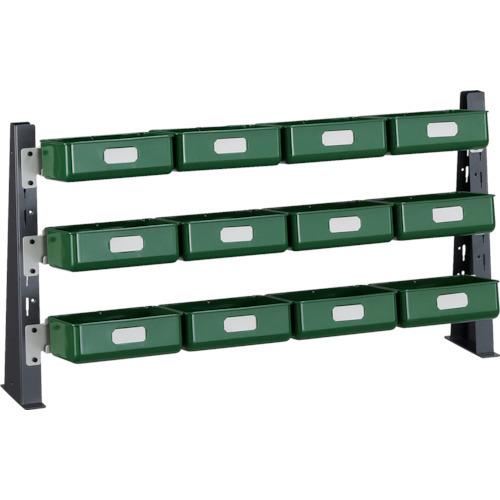 TRUSCO UPR型ライトビンラック卓上用 K-20HX12個 UPR-ML1803KL