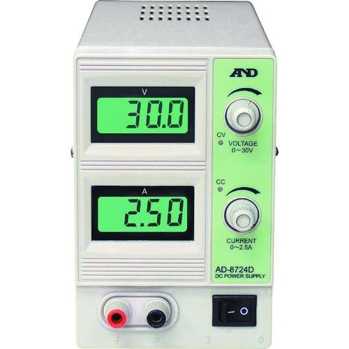 A&D 直流安定化電源 30V 2.5A AD8724D | エー・アンド・デイ