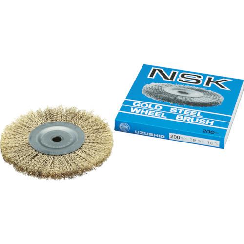 NSK 鋼線ゴールドホイールブラシ W-9E | 