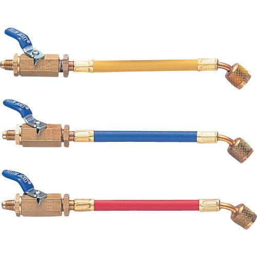 イエロージャケット 1/4 BV付ホース オス(BV付)×メス 青 Y25202 | 