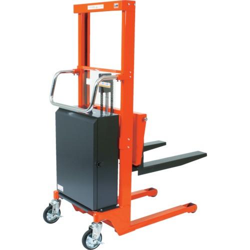 (運賃見積り)(直送品)TRUSCO コゾウリフター フォーク式 H75-1500 電動昇降式 BEN-D400-15