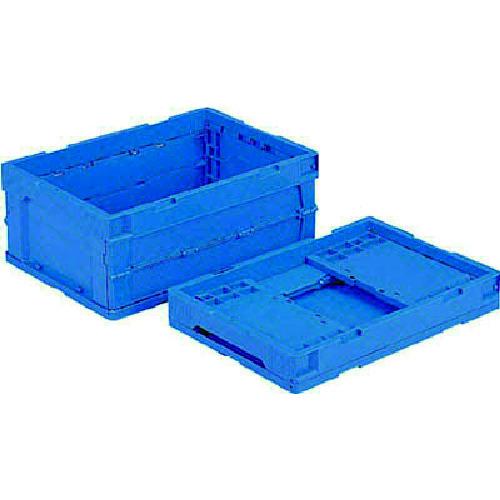 (運賃見積り)(直送品)サンコー 折りたたみコンテナー 554910 オリコンP31B青 SKO-P31B-BL | 