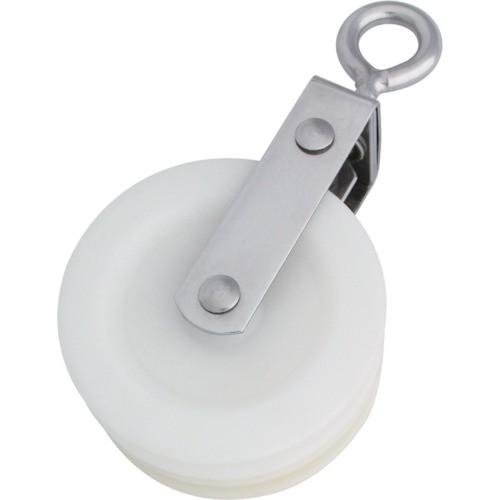 水本 ナイロンプーリー アイタイプ 使用ロープ径φ~9mm B-1340 | 