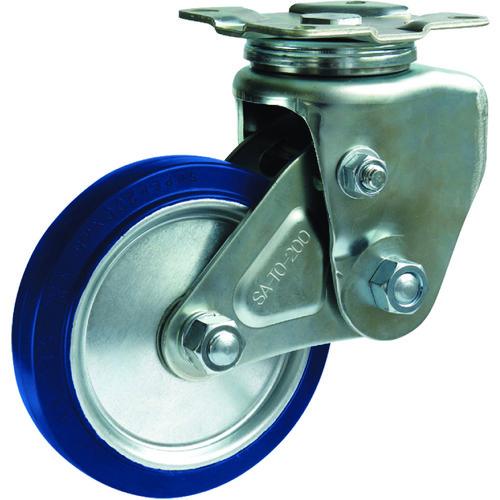 シシク 緩衝キャスター 自在 200径 スーパーソリッド車輪 SAJ-TO-200SST | 