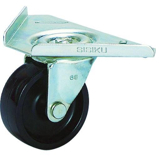 シシク コーナーキャスター ナイロン車輪 65径 ユニクロメッキ CC-65U-BN | 
