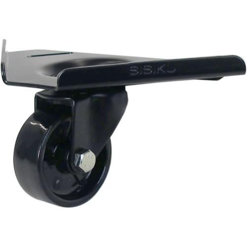 シシク コーナーキャスター ナイロン車輪 75径 黒 CC-75B-BN | 