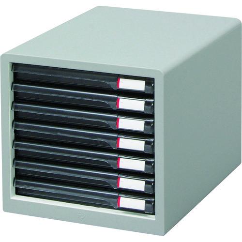 IRIS 245970 レターケース浅型7段 265×350×258 ライトグレー L-7SR-LGY | IRIS OHYAMA