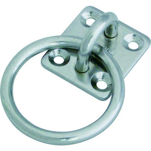 水本 ステンレス 丸カンプレート 25mm×28mm 丸カン内径30mm (1個入) B-2189 | 