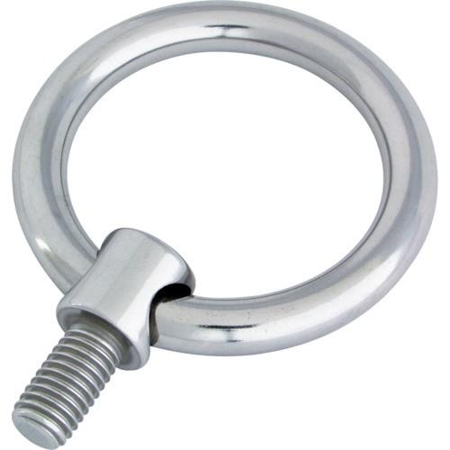 水本 ステンレス つば付リングボルト(ミリネジ) 捻子径M-6 (1個=1袋) B-812 | 