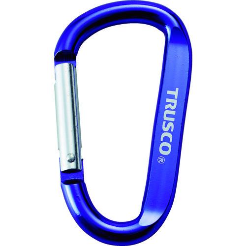 TRUSCO カラビナ 線径8mmX80mm D型 バイオレット TKN880V | TRUSCO中山