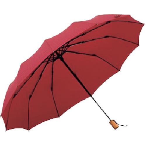 mabu 12本骨折りたたみ傘 江戸 紅 SMV-40542 | 
