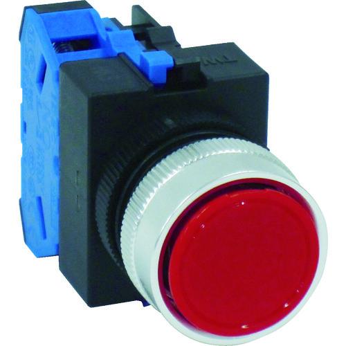 IDEC Φ22丸平形押しボタンスイッチ ABW110R | 