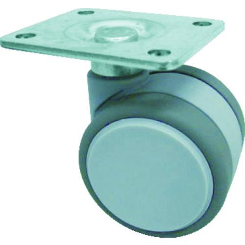 東海 プレート式双輪キャスター 50径 自在 角座 F050F | 