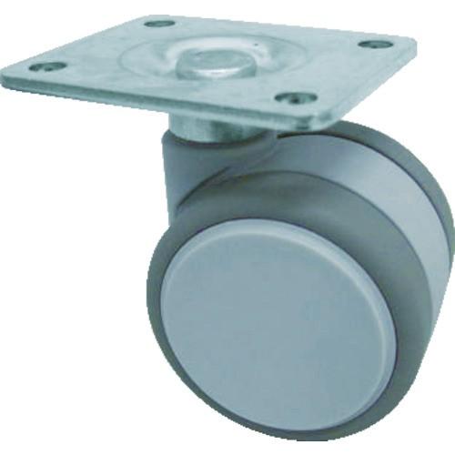 東海 プレート式双輪キャスター 60径 自在S付 角座 F060SF | 