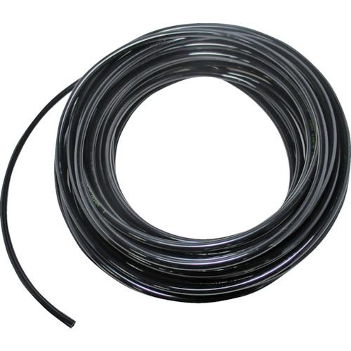 TRUSCO ナイロンチューブ 6X4.0 100M 黒 TNT-0640-100BK | 