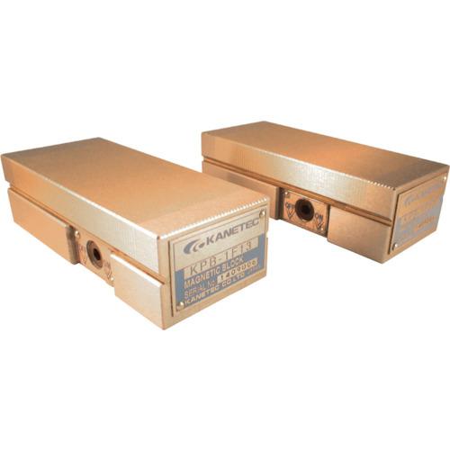(送料別途)(直送品)カネテック 片面吸着永磁ブロック(2個1組) 吸着力250N KPB-1F13 | 