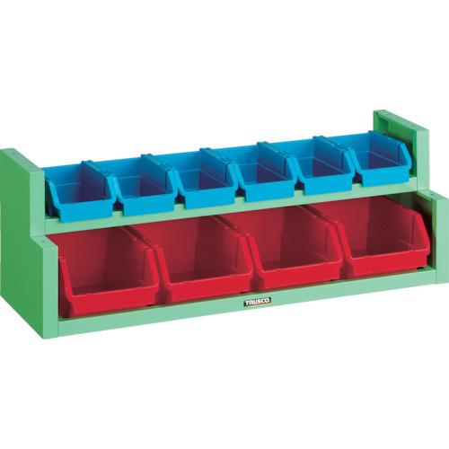 (運賃見積り)(直送品)TRUSCO コンテナラックセット 875×285×310 TC-200N | TRUSCO中山