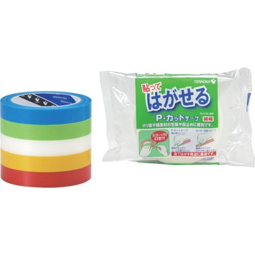 TERAOKA P-カットテープ NO.4142 赤 18mmX25M 4142 R-18X25 | 