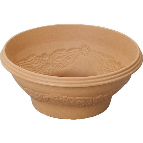 IRIS 191711 レリーフボールプランター テラコッタブラウン 360 RBP-360-TB | IRIS OHYAMA