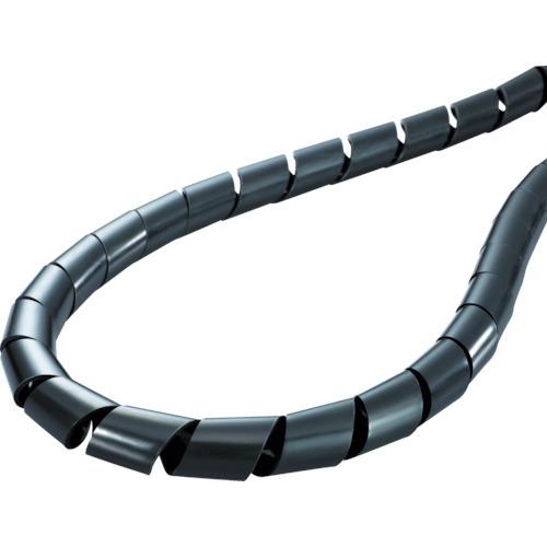 ヘラマンタイトン スパイラルチューブ (ポリエチレン製 耐候グレード) 黒 長さ20m TS-25-W | 