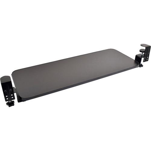 サンコー 後付けできるデスク収納「スライド式キーボードトレイ2」 SCTAKTBK | 