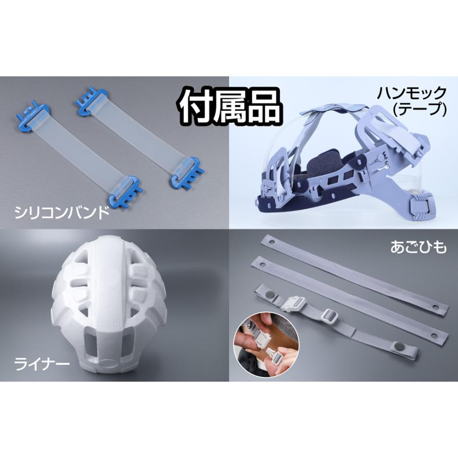 GENTOS GRIT ヘッドライト一体化可能ヘルメット テープ内装タイプ 青 GH01VYT-BL ジェントス |  | 05