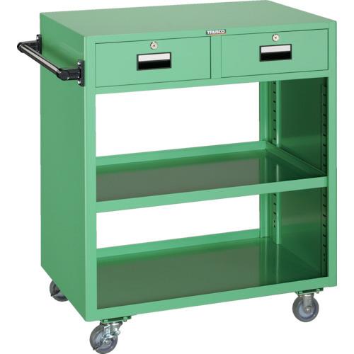 (送料別途)(直送品)TRUSCO ツールワゴン 750X500XH880 引出付 ヤンググリーン NTS-402N-YG TRUSCO ツールワゴン BDW-973F3-W バーディワゴン 750X500XH8