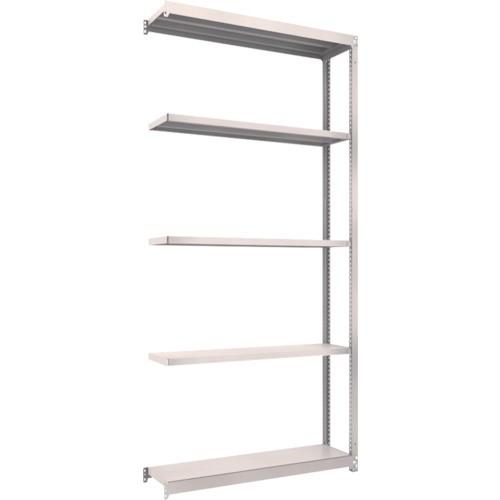 (送料別途)(直送品)TRUSCO スチールラック M1.5型軽中量棚 1160X295X2400 5段連結 ネオグレー M1.5-8435B:NG