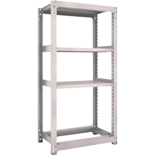 (送料別途)(直送品)TRUSCO スチールラック M3型中量棚 900X571XH1800 棚板3段+タイヤ1段 M3-6363Y1 | TRUSCO中山