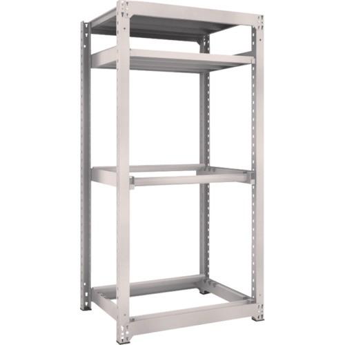 (送料別途)(直送品)TRUSCO スチールラック M3型中量棚 900X721XH1800 棚板2段+タイヤ2段 M3-6372Y2 | TRUSCO中山