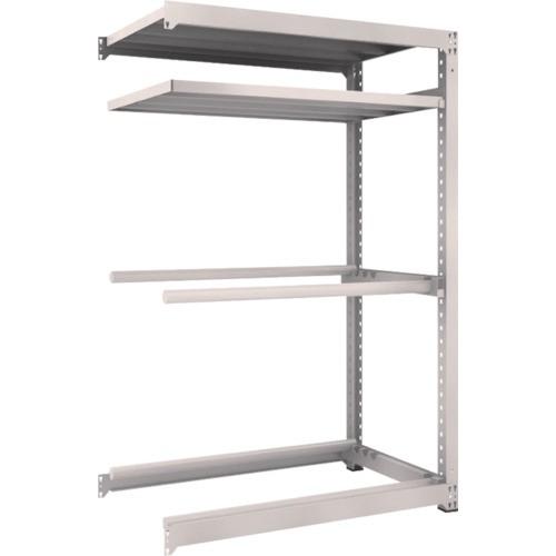 (送料別途)(直送品)TRUSCO スチールラック M3型中量棚 1200X721XH1800 棚板2段+タイヤ2段 連結 M3-6472Y2B | TRUSCO中山