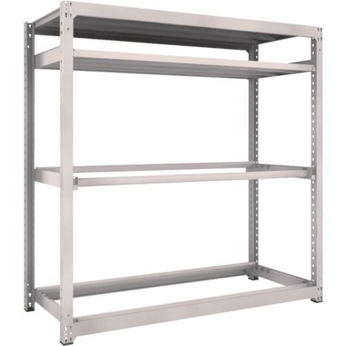 (送料別途)(直送品)TRUSCO スチールラック M3型中量棚 1800X721XH1800 棚板2段+タイヤ2段 M3-6672Y2 | TRUSCO中山