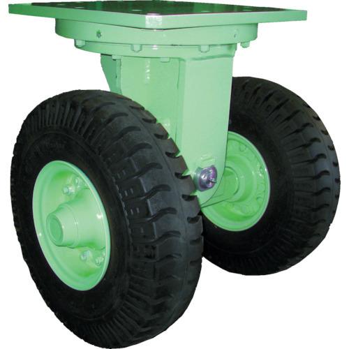 (送料別途)(直送品)佐野車輌 超重量級キャスター ダブル自在車 荷重6400kgタイプ 284-6 | 