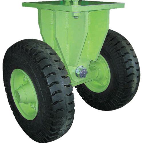 (送料別途)(直送品)佐野車輌 超重量級キャスター ダブル固定車 荷重3000kgタイプ 286-3 | 