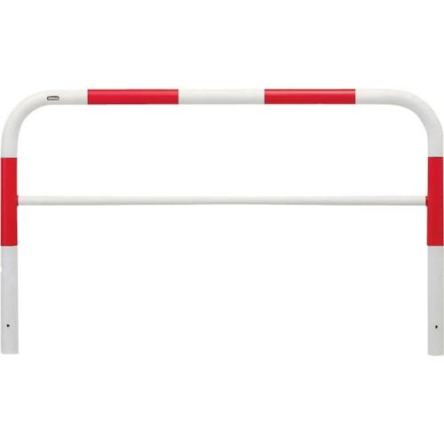(送料別途)(直送品)サンポール アーチ 車止め 固定式(スチール) 赤白 FAH-7U15-650(RW) | 
