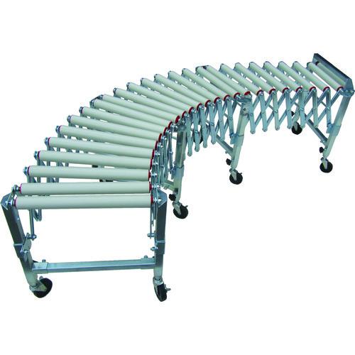 (直送品)三鈴 樹脂ユニバーサル伸縮コンベヤ 400W単列ローラ4スパン U4R38S-40 | 
