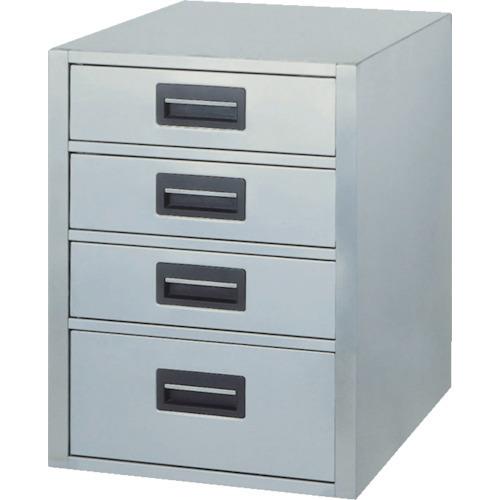 (直送品)アズマ ユニット式縦型引出し4つキャビネット 450×560×590 ACVO-450H