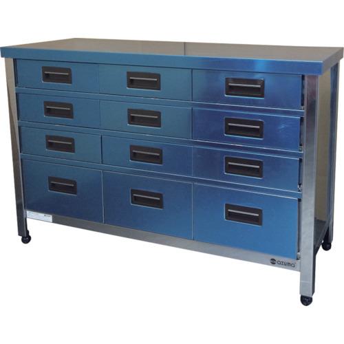 (送料別途)(直送品)アズマ 縦型引出し付作業台 1200×450×800 KTVO-1200 | 