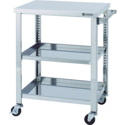 (直送品)アズマ ステンレスワゴンWGシリーズ 900×600×800 3段 WG3-900H
